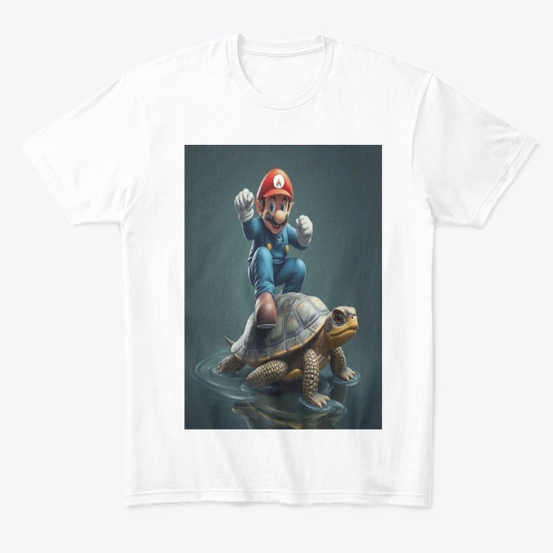 Plumber Stomping on Turtle