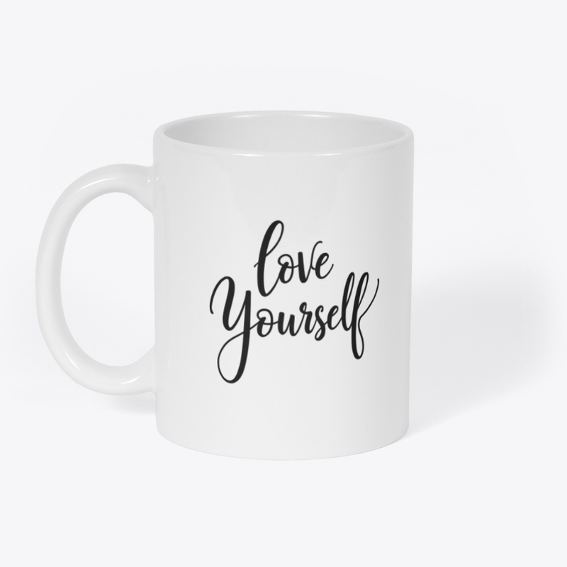 “Love Yourself” Handwritten Elegance Tee