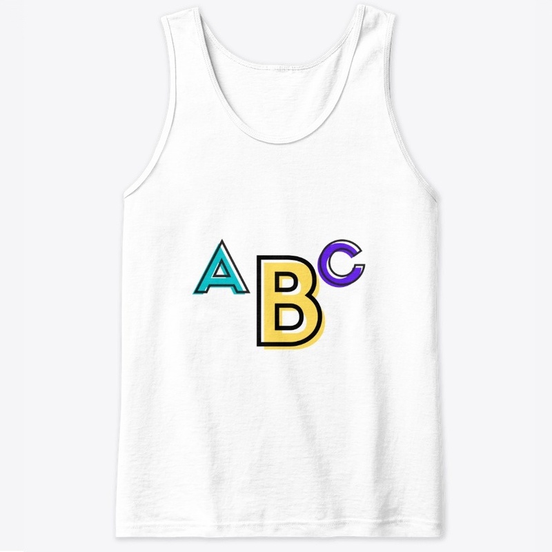 abc  Latin alphabet tee