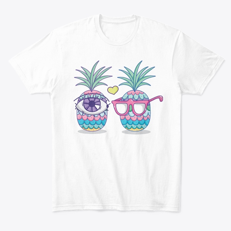 Couple pineapples and  love