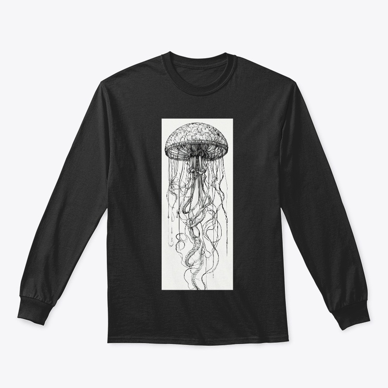 Elegant Medusa Tattoo Design T-Shirt