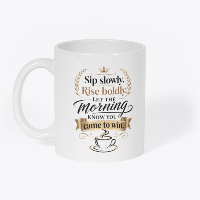 Came to Win Morning Mug