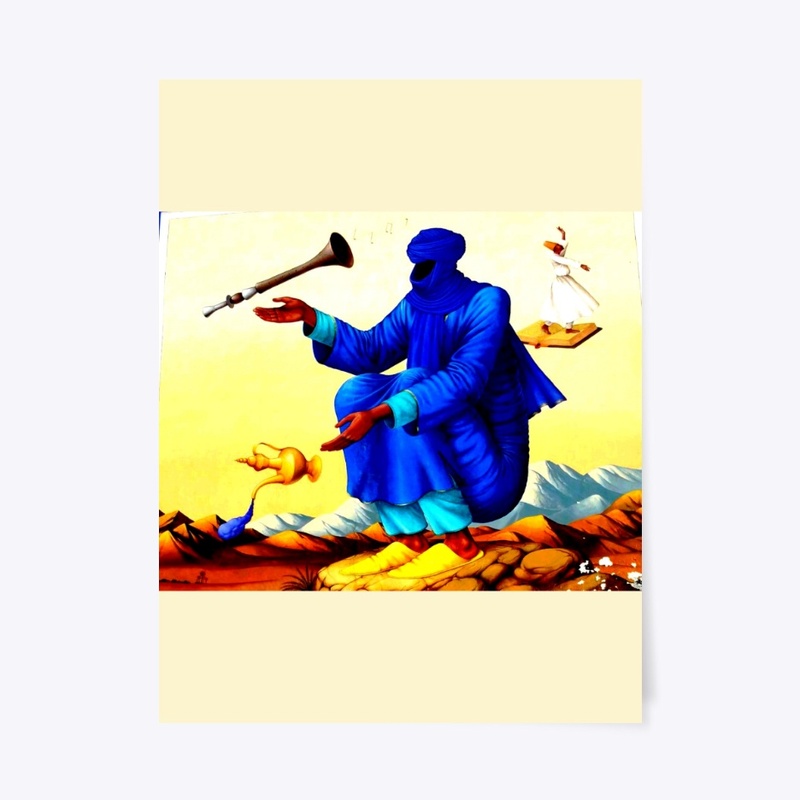 Blue Nomad,  Man of the Desert , Sahara 