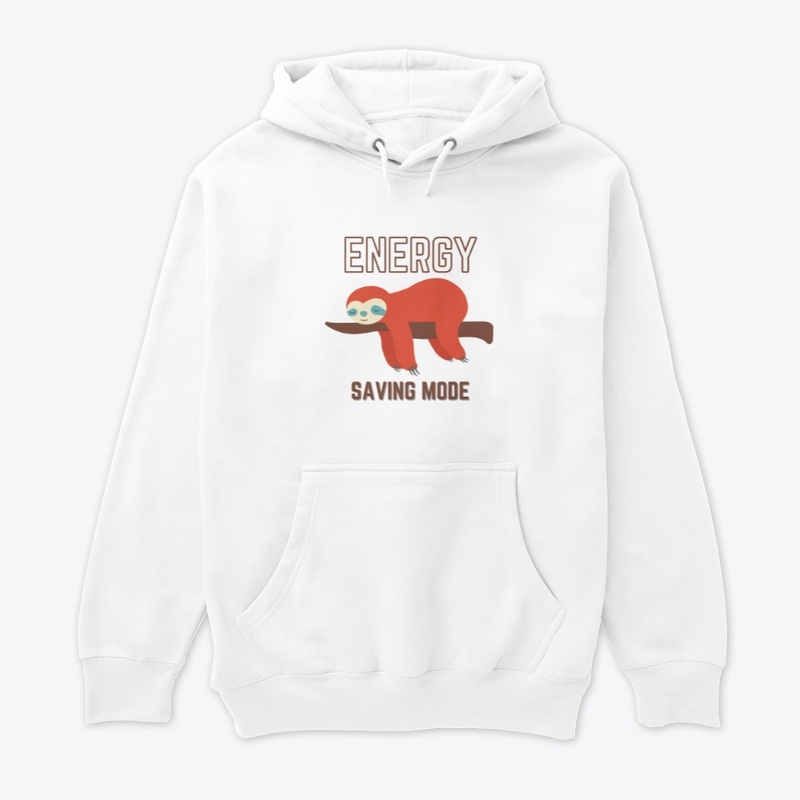 Energy saving mode animal sloth t-shirt