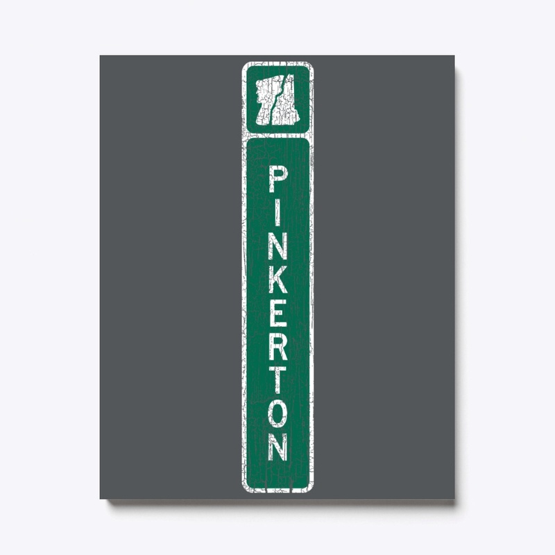 Pinkerton NH TownLine Sign Green White