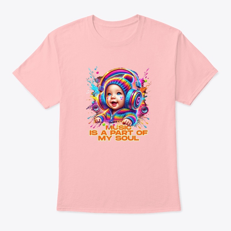 Music Soul Baby - Neon Splash Art