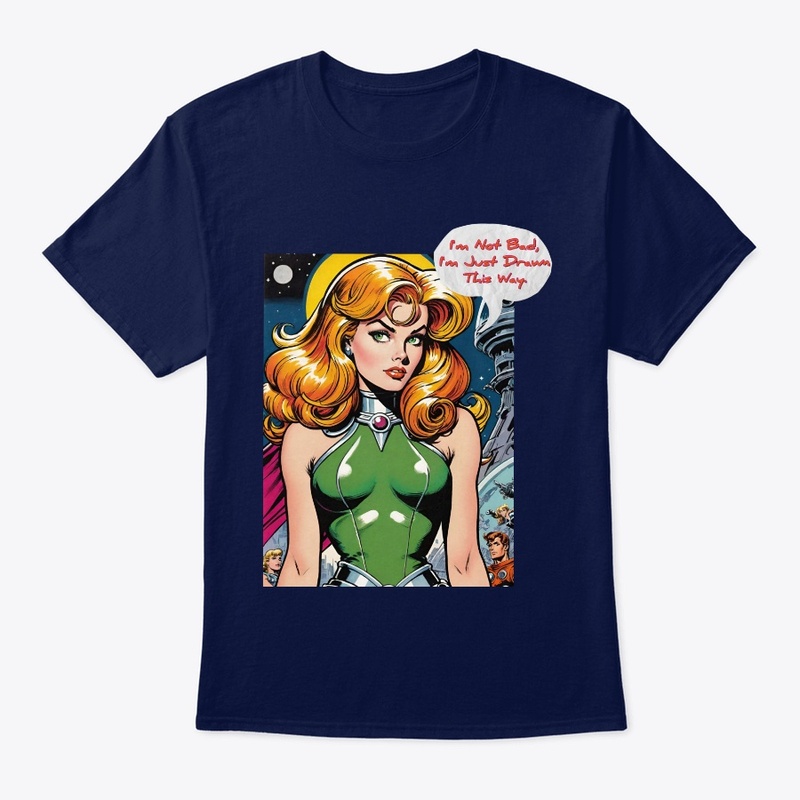 Funny Sexy Pun Trendy Comic Art Style 