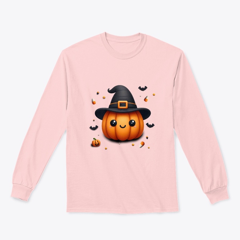Adorable Halloween Pumpkin Witch