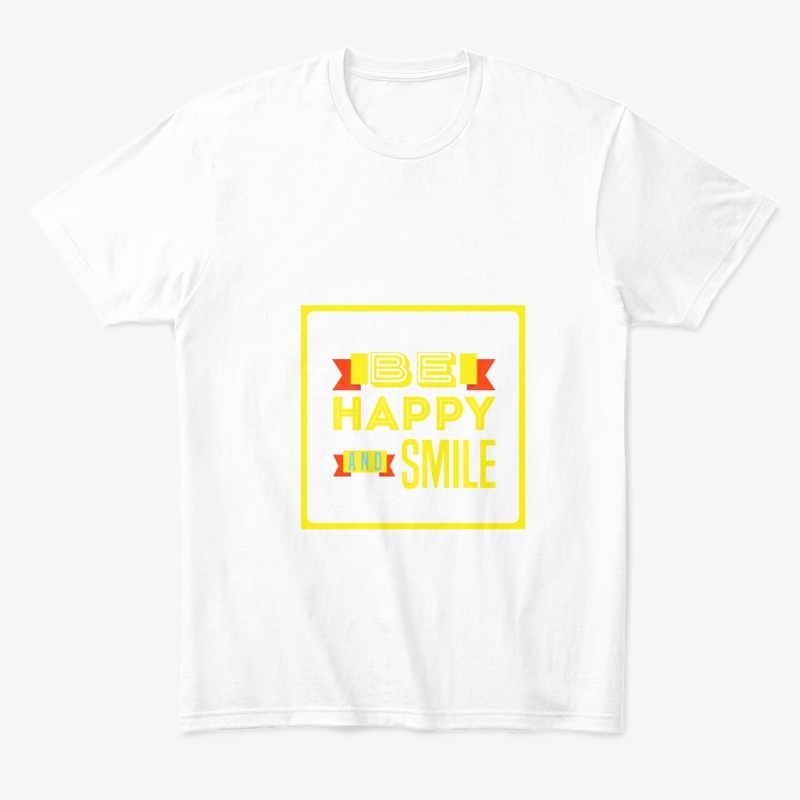 Be happy and smile sticker