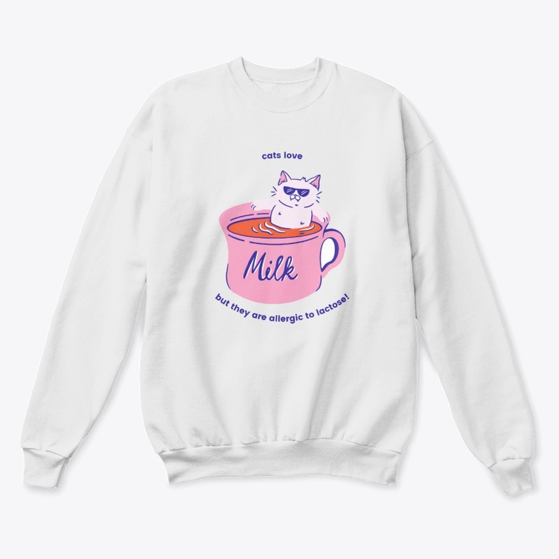 sweet cat print combin