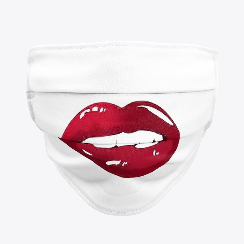 lips design face mask