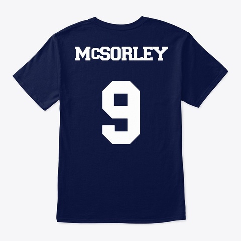 Trace Mc Sorley Lyric Tee (Navy) Navy Camiseta Back