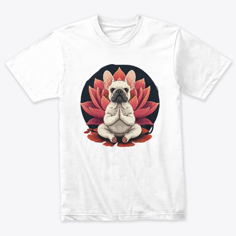 French Bulldog Yoga T-shirt