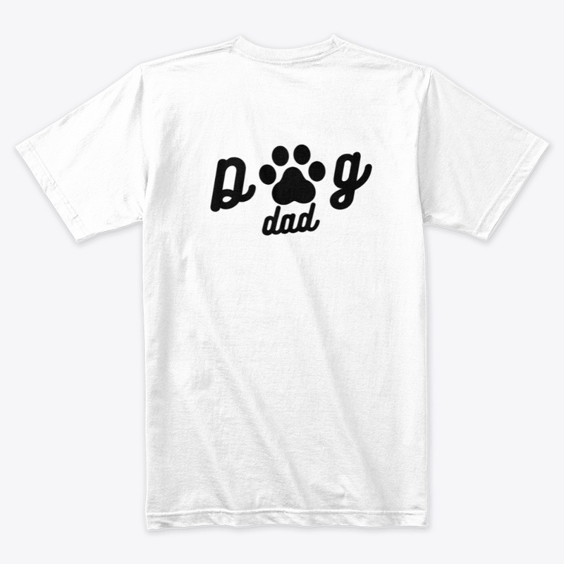Dog Dad w/Paw Prints Logo