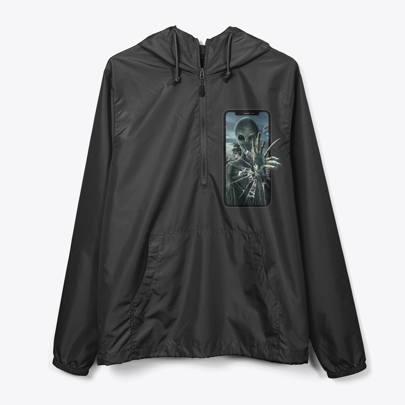 Alien phone glass drop 