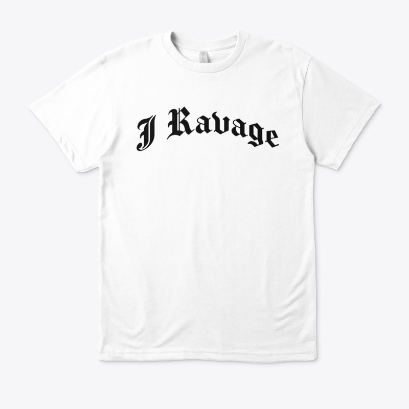 J Ravage Name Text Black