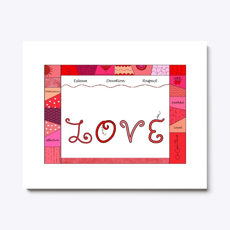 Love Word Art