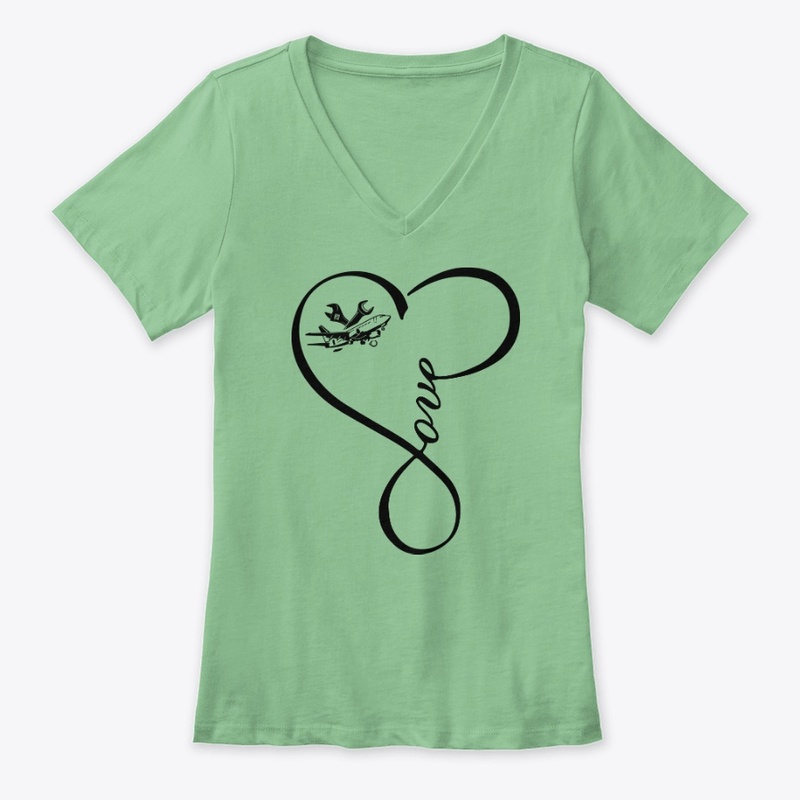 Love Aircraft Mechanic Shirt