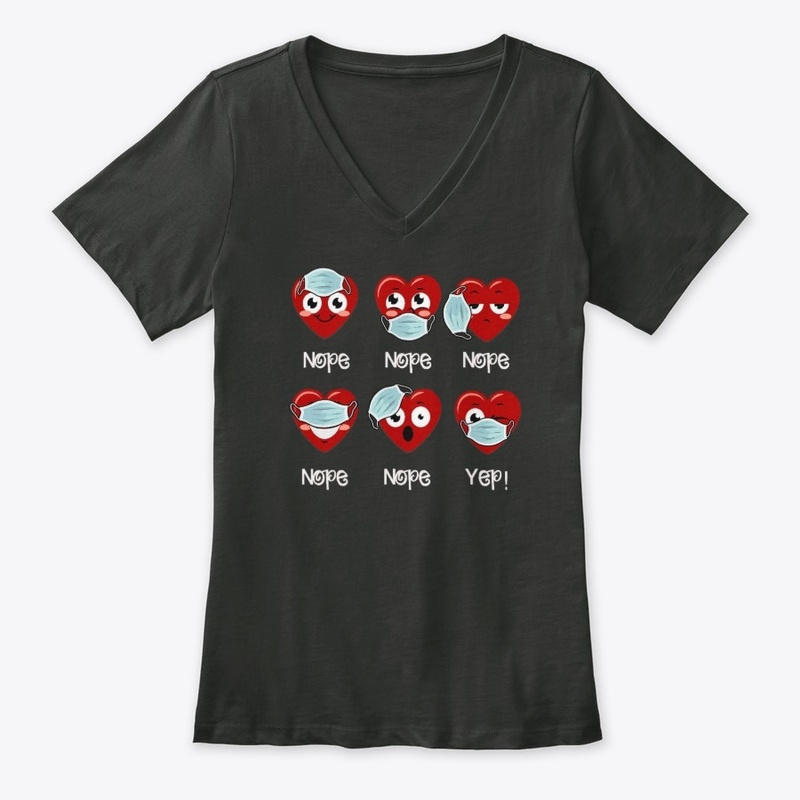 Valentines Day 2021 Funny Heart Wearing 