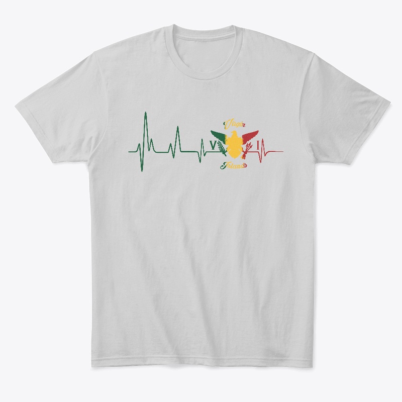 VIRGIN ISLANDS HEART BEAT TEE