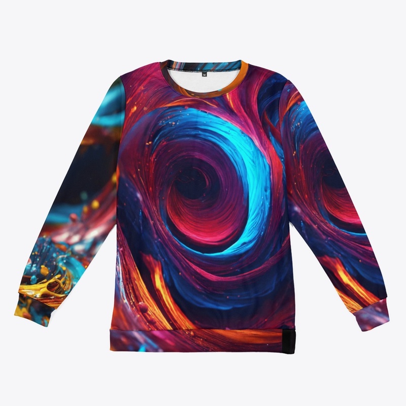 Abstract colored designed dress