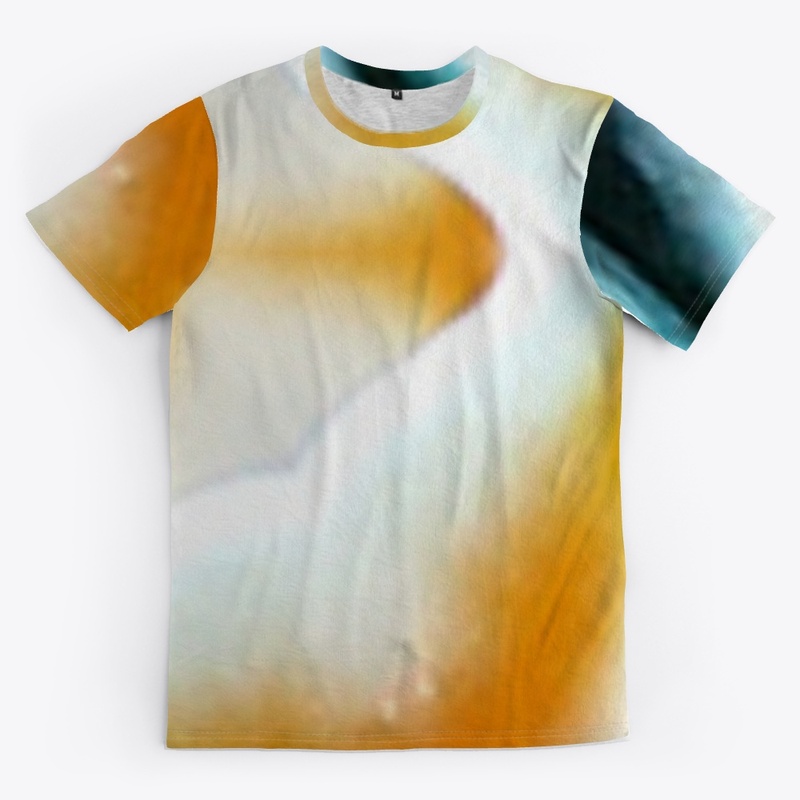Mix print tee, sweat and jogger