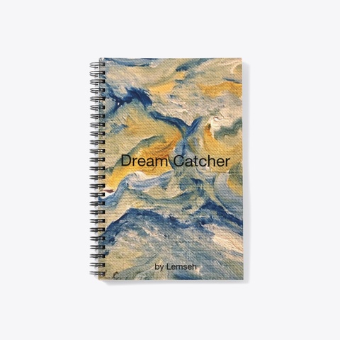 Dream Catcher Notebook White T-Shirt Front