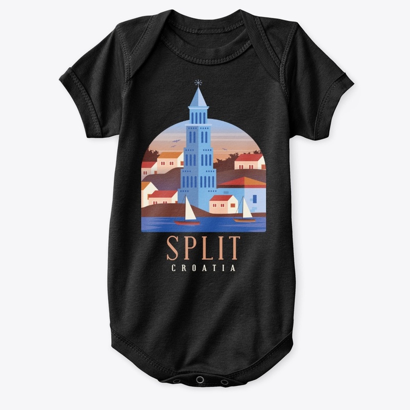 Croatia Skyline Split Cool Souvenir Gift