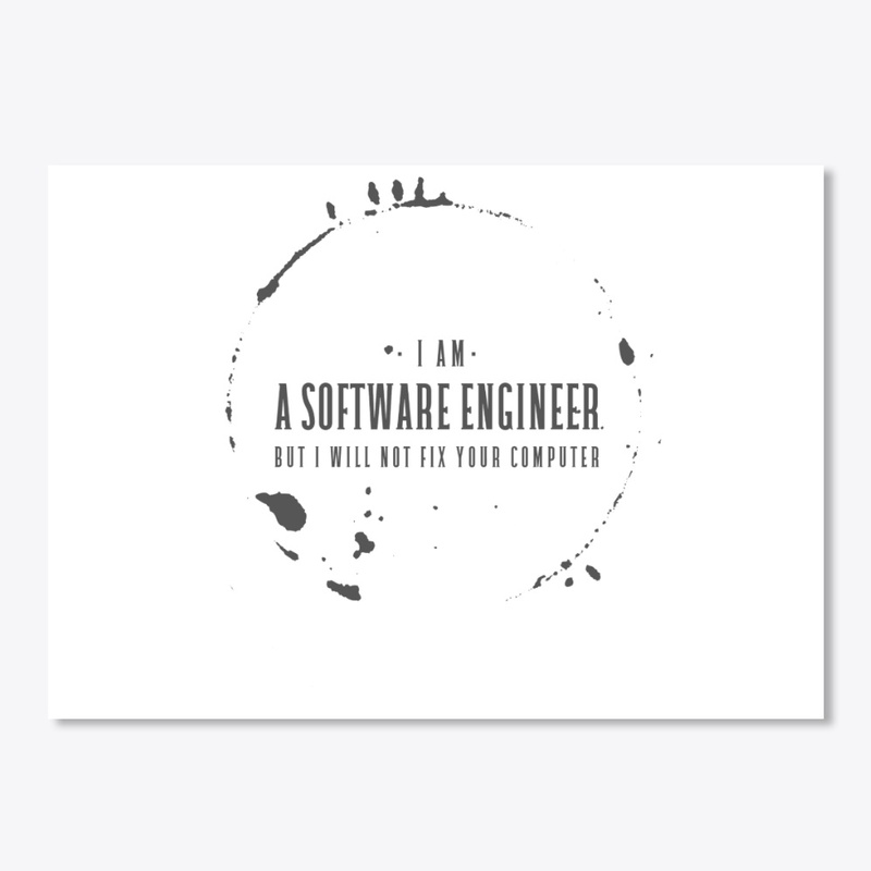 software engineer will not fix your pc