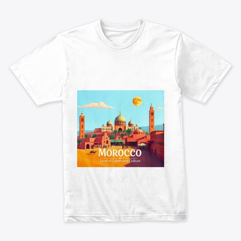 Morocco Vibrant Cityscape Art