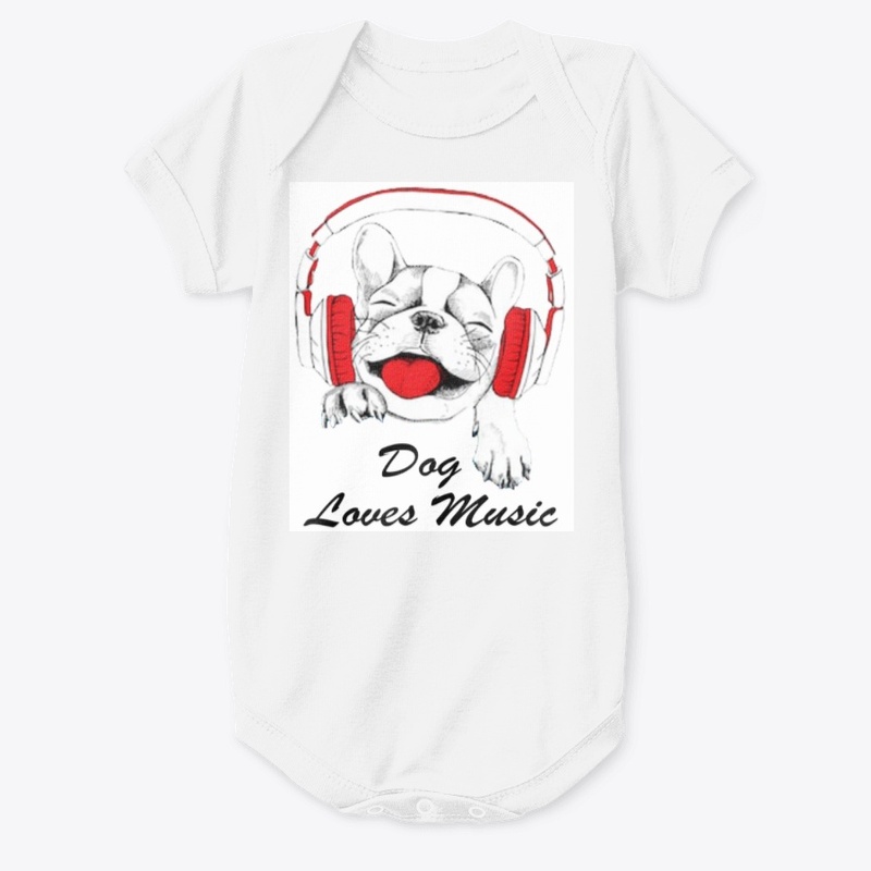 Pug & music t-shirt - fashion product