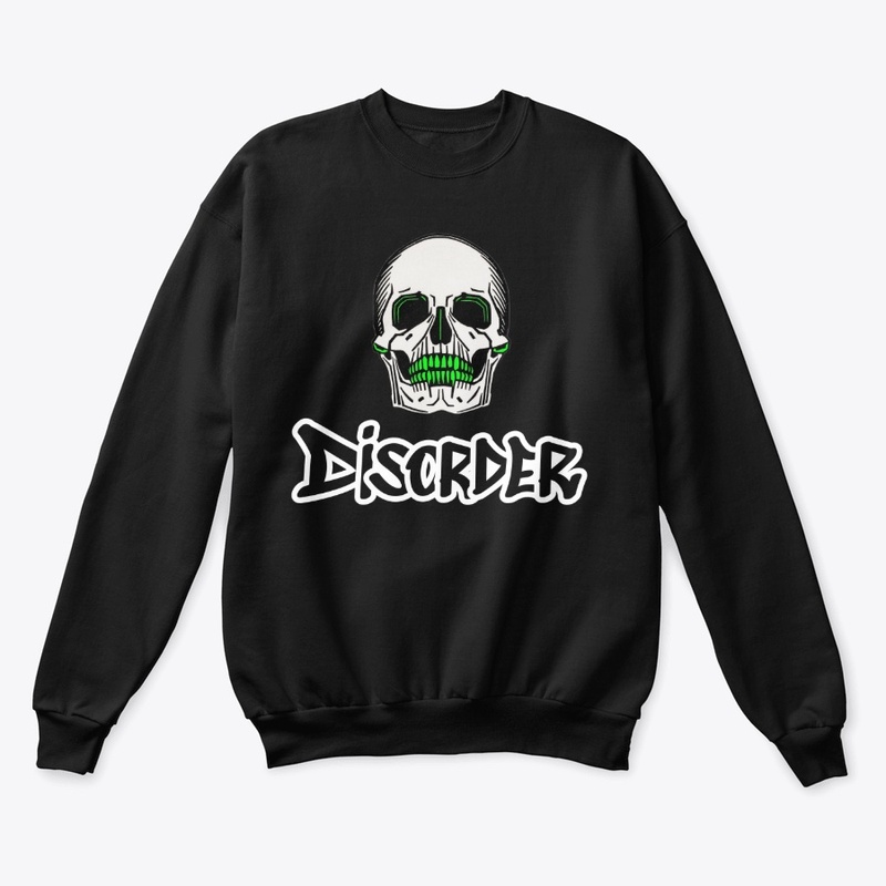 Skull with Disorder in Graffiti Style