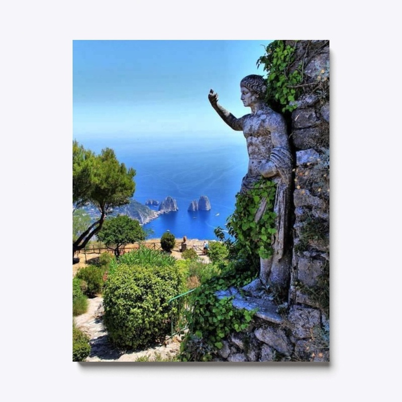 İtaly Capri canvas paint