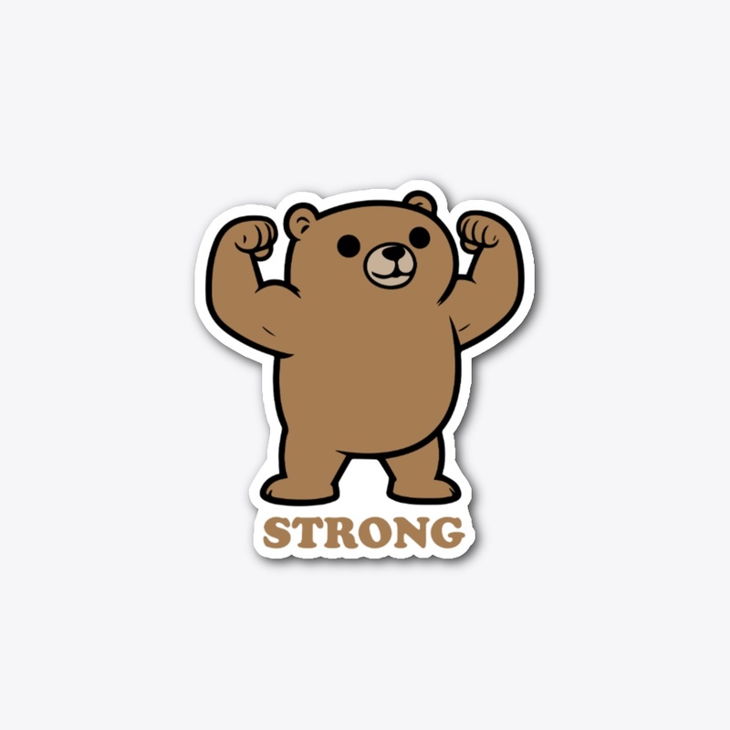 Flexing Bear Strength