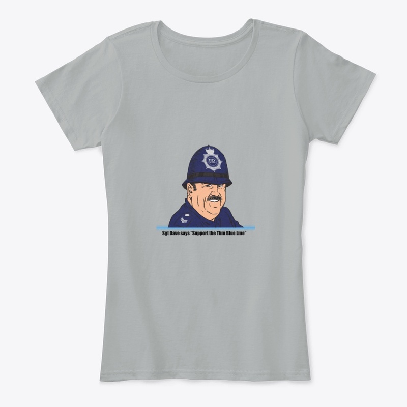 Sgt Dave Thin Blue Line Women's T-shirt