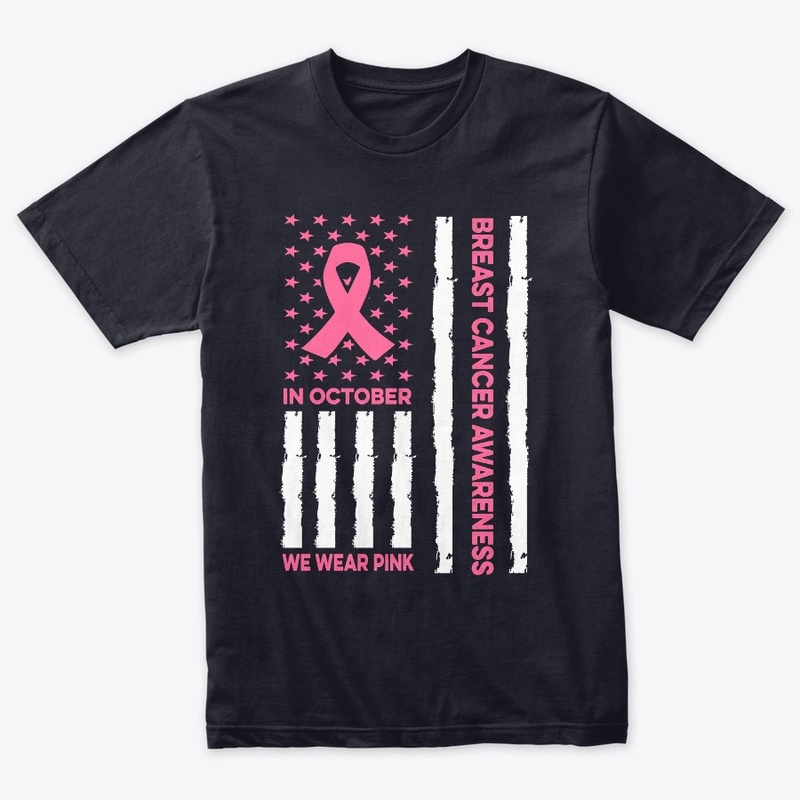 In October We Wear Pink Cancer T shirt