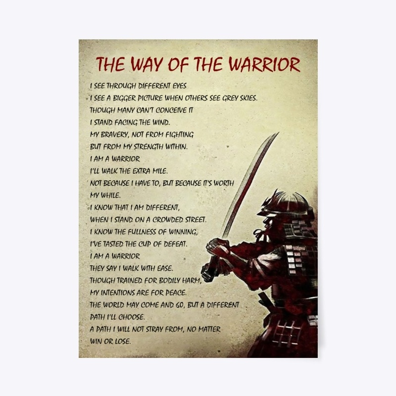 Samurai poster the way of the warrior
