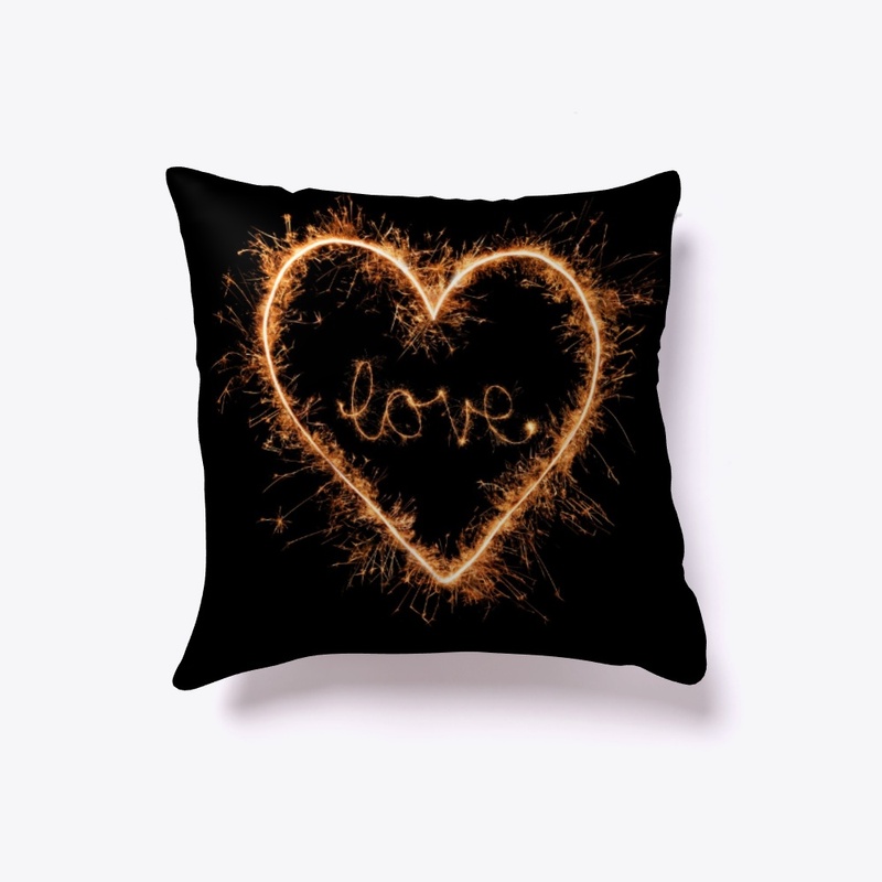 Women's Sparkler Heart Love Inspiration