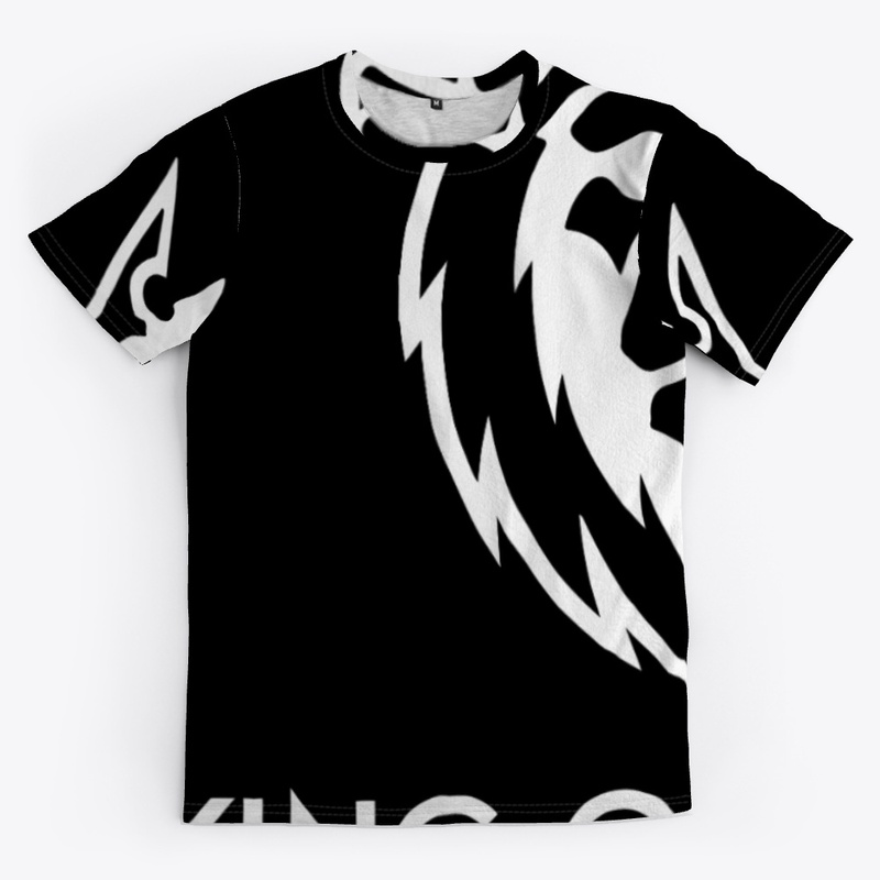 King of Bosses KR7 White Lion Head Print