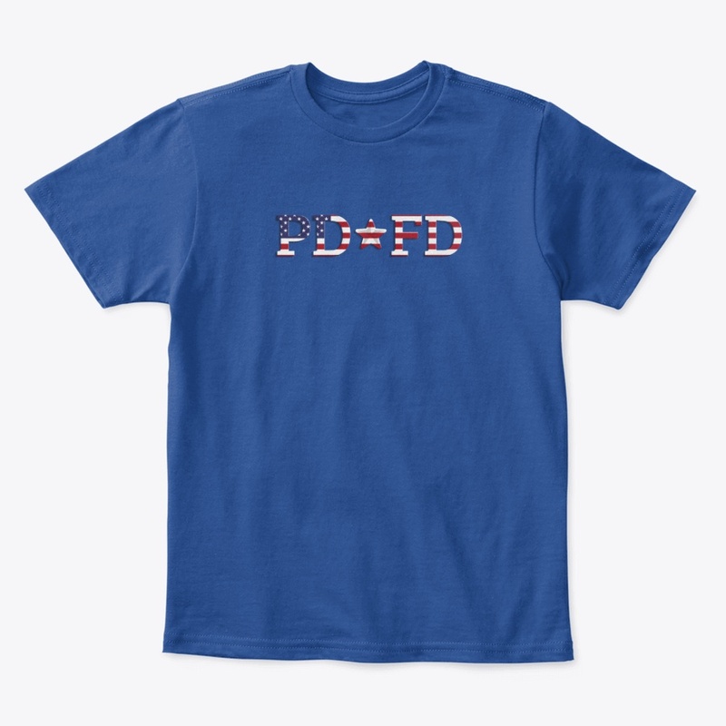 PDFD Logo Red, White & Blue