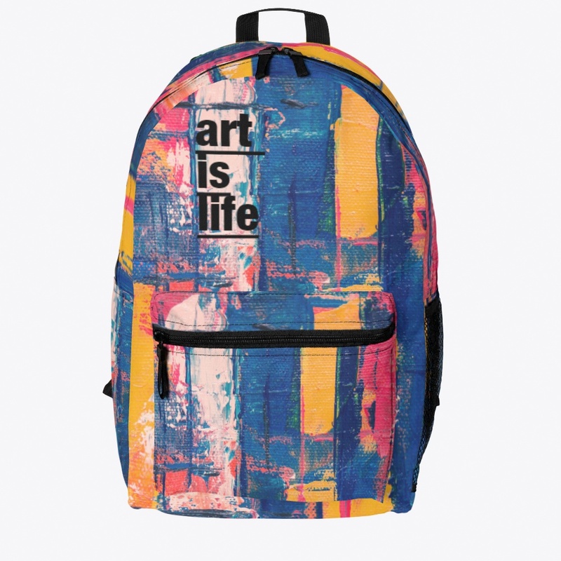 Art Is Life vibrant colors Print