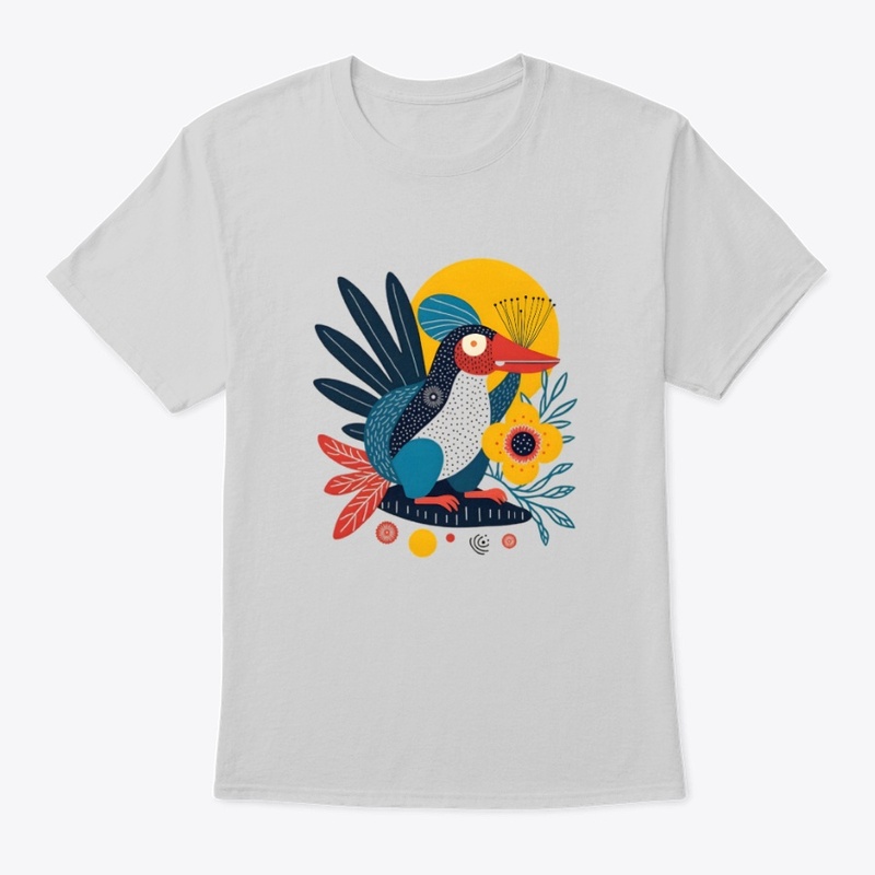 Trendy graphic art T-shirt design