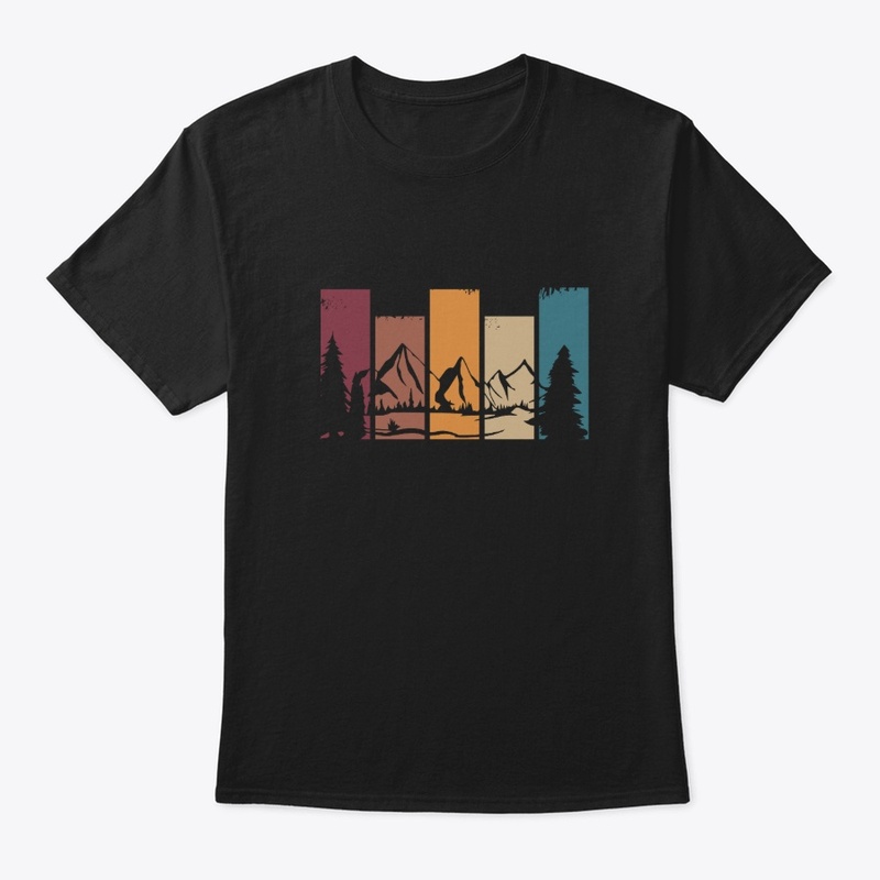 Vintage Mountain Sunset T-Shirt