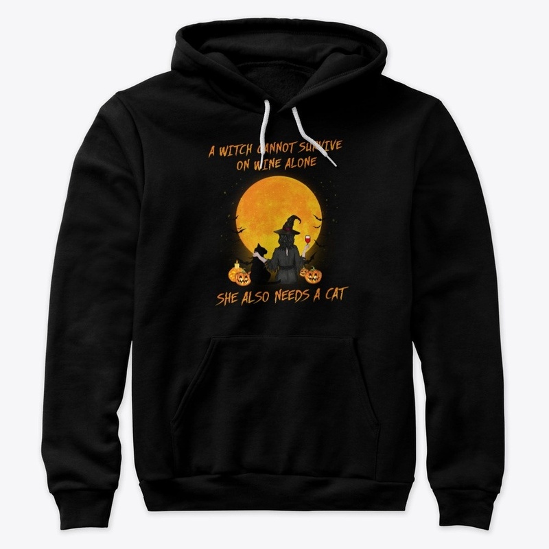 A witch cannot survive on wine alone Cat