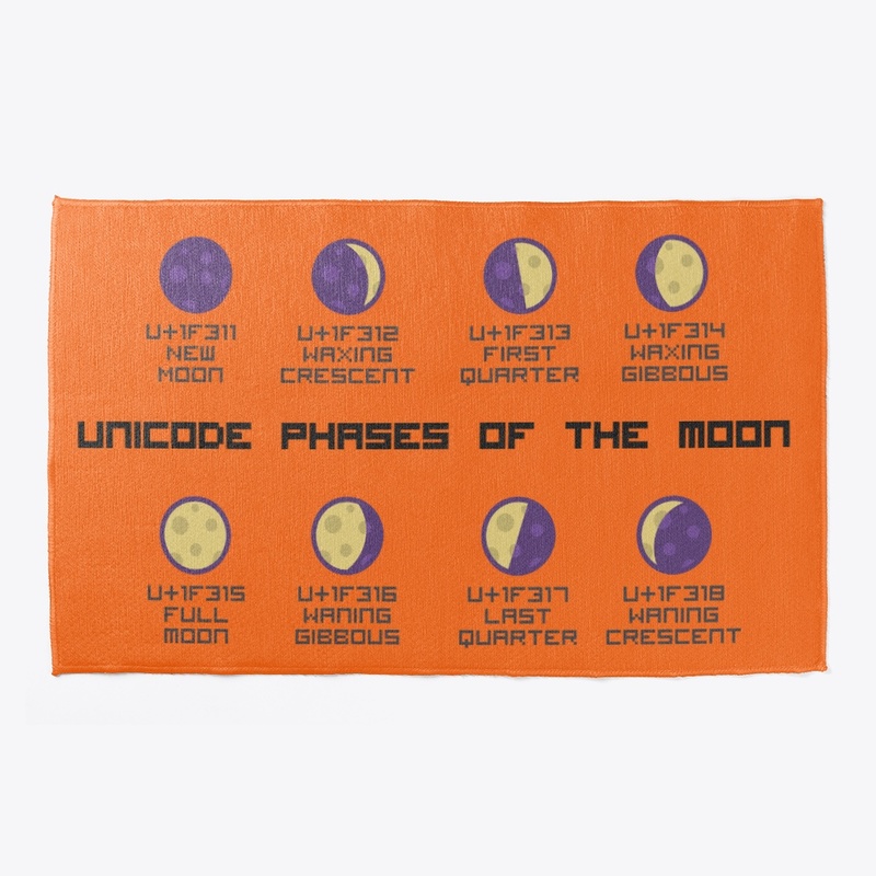The Unicode Collection - U+1F313-8 Moon