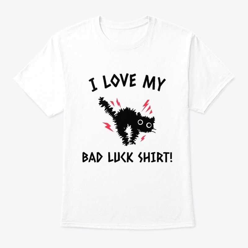 Funny Cat Halloween Bad Luck Shirt