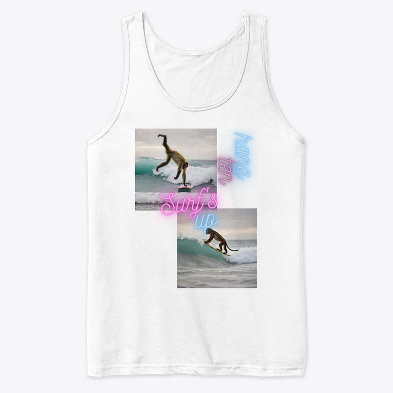 Monkey surfing 