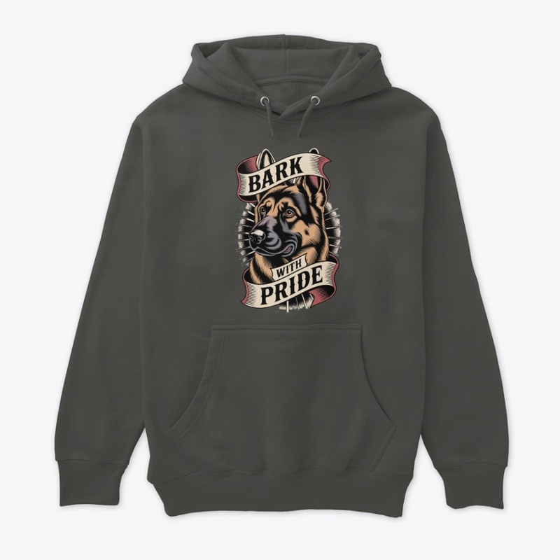  Classic Tattoo-Style GSD Shirt