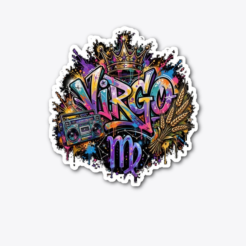 Virgo Splashed Paint