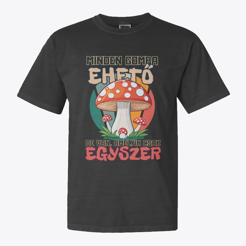 Vicces  szarkasztikus póló  gombával